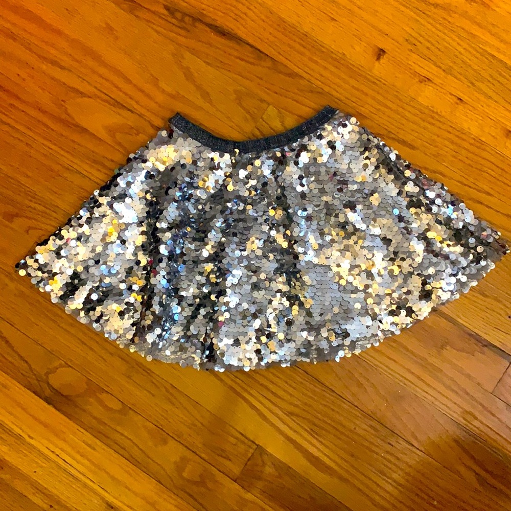 Girls zara sequin skirt